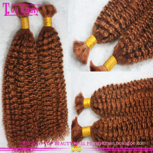 Wholesale kinky curly human hair bulk natural afro kinky human hair bulk